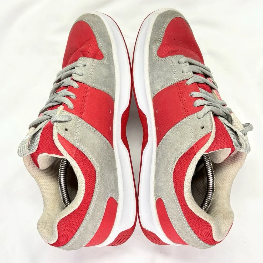 DC Lynx Zero Men's Skateboarding Shoes Size US 12 Red White Gray